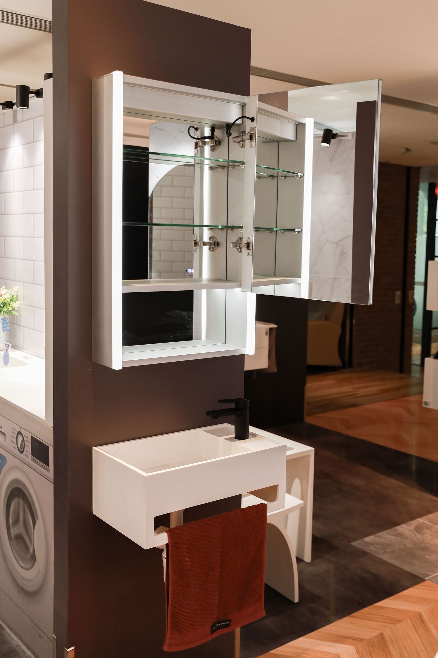 Pure WM 50L-WALL MOUNT WASHBASINS-訂造一體無縫洗手盆,Tailor made Washbasins,waterbasin hk, 浴室物料,浴室裝修,訂造洗手盆,浴室翻新,Bathroomware ,Bespoke bathroom,浴室配件,訂造浴室潔具,訂造浴室傢俬,香港 浴室設計 公司,best custom bathroom furniture HK, Infinite Bath