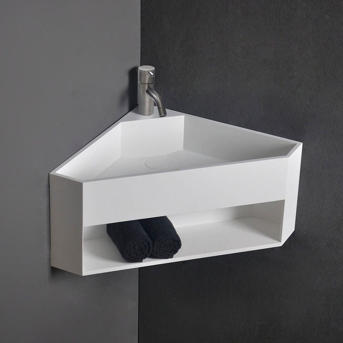 Petrini WM 50 w/Shelf-WALL MOUNT WASHBASINS-訂造一體無縫洗手盆,Tailor made Washbasins,waterbasin hk, 浴室物料,浴室裝修,訂造洗手盆,浴室翻新,Bathroomware ,Bespoke bathroom,浴室配件,訂造浴室潔具,訂造浴室傢俬,香港 浴室設計 公司,best custom bathroom furniture HK, Infinite Bath