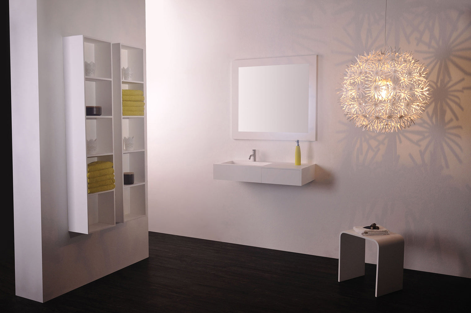 Vesta WM 90L w/Drawer-WALL MOUNT WASHBASINS-訂造一體無縫洗手盆,Tailor made Washbasins,waterbasin hk, 浴室物料,浴室裝修,訂造洗手盆,浴室翻新,Bathroomware ,Bespoke bathroom,浴室配件,訂造浴室潔具,訂造浴室傢俬,香港 浴室設計 公司,best custom bathroom furniture HK, Infinite Bath