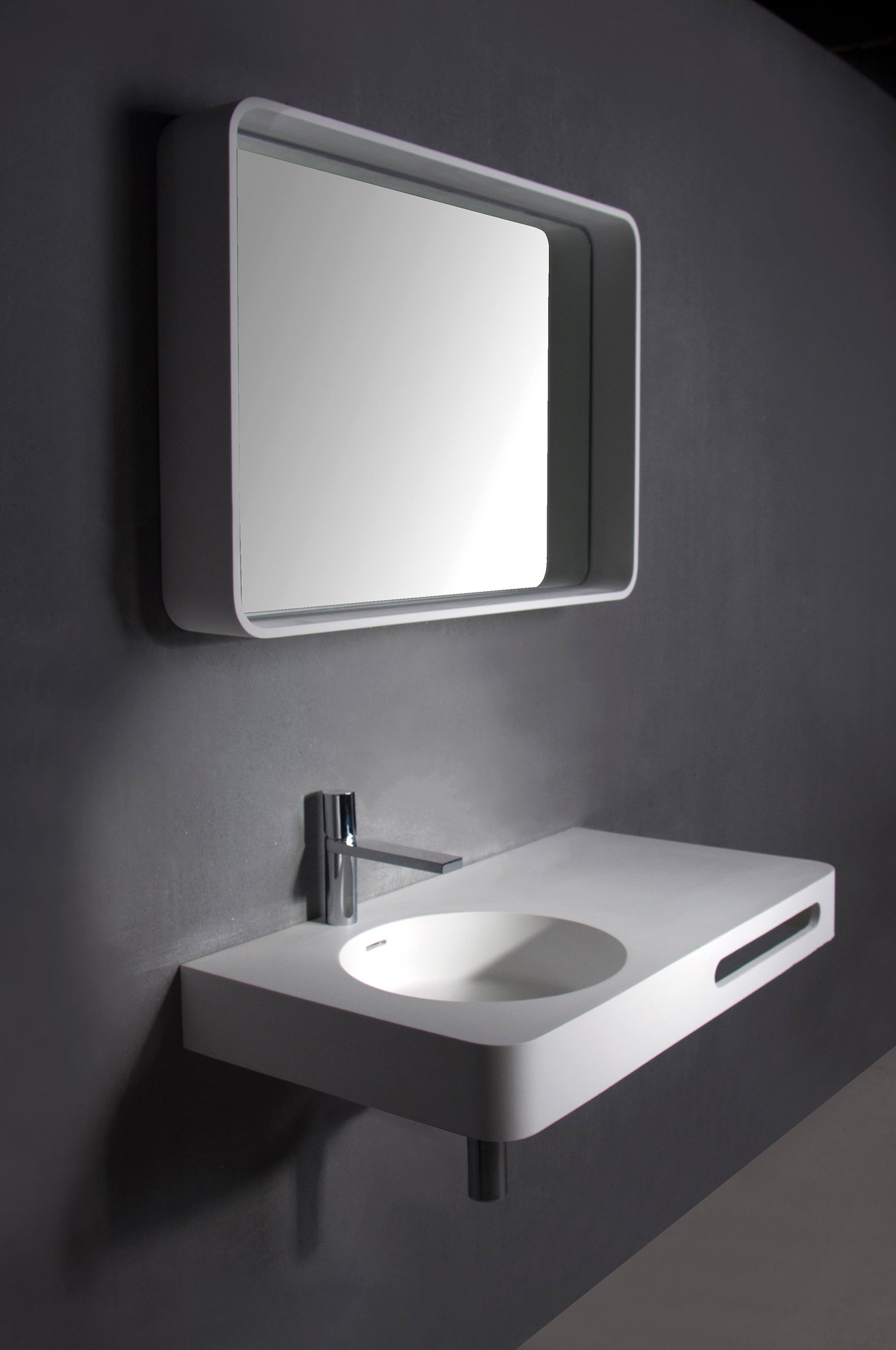 Cirque WM 90L-WALL MOUNT WASHBASINS-訂造一體無縫洗手盆,Tailor made Washbasins,waterbasin hk, 浴室物料,浴室裝修,訂造洗手盆,浴室翻新,Bathroomware ,Bespoke bathroom,浴室配件,訂造浴室潔具,訂造浴室傢俬,香港 浴室設計 公司,best custom bathroom furniture HK, Infinite Bath