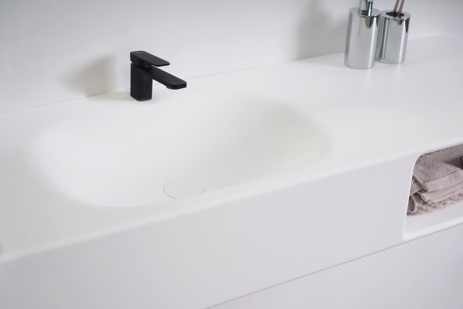 Spio WM 140L w/Shelf-WALL MOUNT WASHBASINS-訂造一體無縫洗手盆,Tailor made Washbasins,waterbasin hk, 浴室物料,浴室裝修,訂造洗手盆,浴室翻新,Bathroomware ,Bespoke bathroom,浴室配件,訂造浴室潔具,訂造浴室傢俬,香港 浴室設計 公司,best custom bathroom furniture HK, Infinite Bath