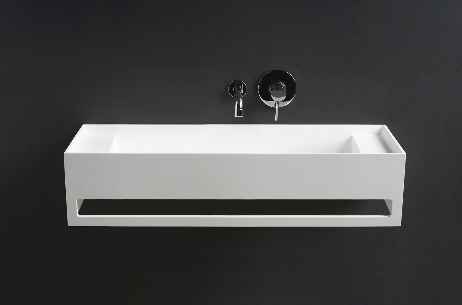 CUBE-X WM 100 w/Towel Bar & Deck-WALL MOUNT WASHBASINS-訂造一體無縫洗手盆,Tailor made Washbasins,waterbasin hk, 浴室物料,浴室裝修,訂造洗手盆,浴室翻新,Bathroomware ,Bespoke bathroom,浴室配件,訂造浴室潔具,訂造浴室傢俬,香港 浴室設計 公司,best custom bathroom furniture HK, Infinite Bath