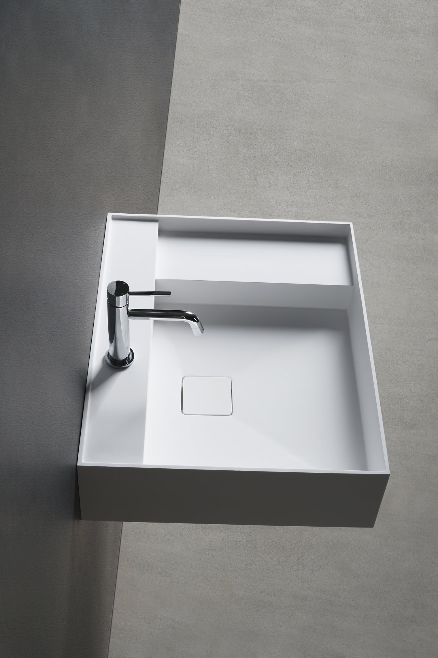 CUBE-X WM 60L-WALL MOUNT WASHBASINS-訂造一體無縫洗手盆,Tailor made Washbasins,waterbasin hk, 浴室物料,浴室裝修,訂造洗手盆,浴室翻新,Bathroomware ,Bespoke bathroom,浴室配件,訂造浴室潔具,訂造浴室傢俬,香港 浴室設計 公司,best custom bathroom furniture HK, Infinite Bath