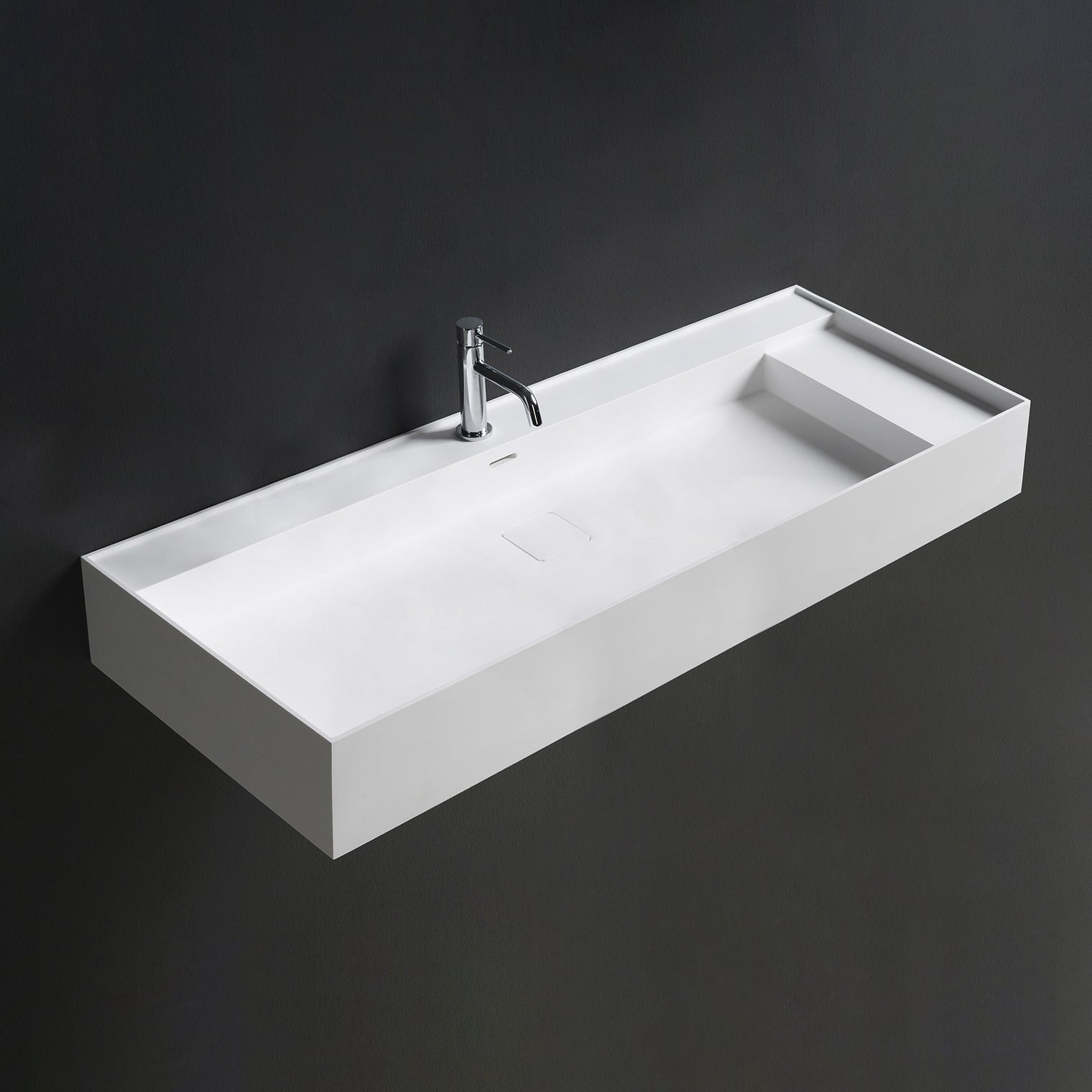 CUBE-X WM 120L-WALL MOUNT WASHBASINS-訂造一體無縫洗手盆,Tailor made Washbasins,waterbasin hk, 浴室物料,浴室裝修,訂造洗手盆,浴室翻新,Bathroomware ,Bespoke bathroom,浴室配件,訂造浴室潔具,訂造浴室傢俬,香港 浴室設計 公司,best custom bathroom furniture HK, Infinite Bath