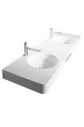 Cirque WM 150DB with Towel Bar-WALL MOUNT WASHBASINS-訂造一體無縫洗手盆,Tailor made Washbasins,waterbasin hk, 浴室物料,浴室裝修,訂造洗手盆,浴室翻新,Bathroomware ,Bespoke bathroom,浴室配件,訂造浴室潔具,訂造浴室傢俬,香港 浴室設計 公司,best custom bathroom furniture HK, Infinite Bath