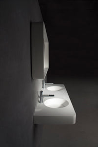 Cirque WM 150DB with Towel Bar-WALL MOUNT WASHBASINS-訂造一體無縫洗手盆,Tailor made Washbasins,waterbasin hk, 浴室物料,浴室裝修,訂造洗手盆,浴室翻新,Bathroomware ,Bespoke bathroom,浴室配件,訂造浴室潔具,訂造浴室傢俬,香港 浴室設計 公司,best custom bathroom furniture HK, Infinite Bath