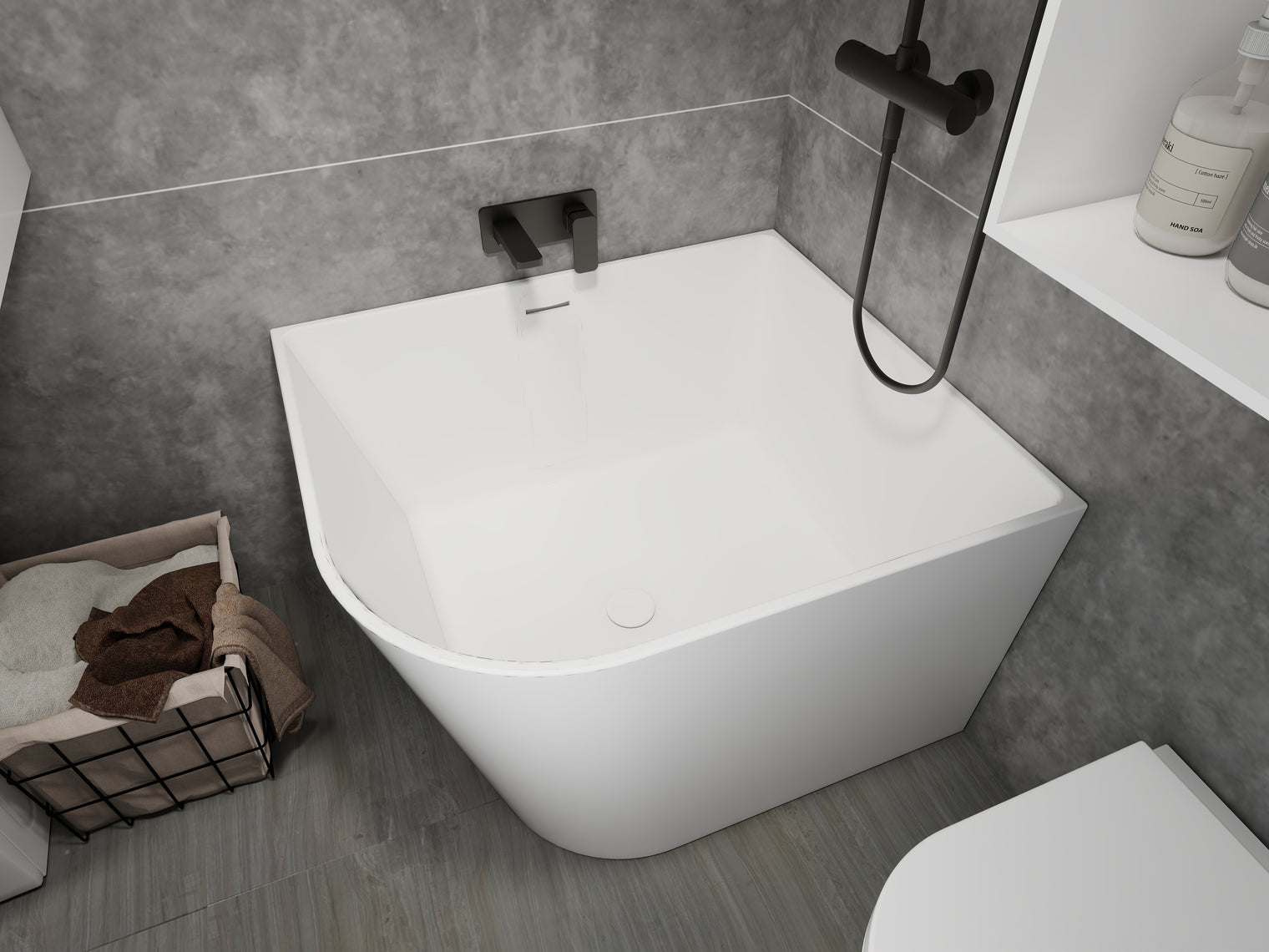 Siena 90L-BATHTUBS-INFINITE-訂造洗手盆,浴室翻新, small size bathtubs, custom-made bathtub HK,freestanding bathtub Hong Kong, 獨立式 浴缸 香港, premium bathtub brands HK, Where to buy bathtubs in Hong Kong, best custom bathroom furniture HK, Infinite Bath, Infinite浴缸, Cloakroom,Vanities, Mirrors,Bathroom Furniture, 浴室裝修,浴室 櫃 訂造