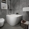 Siena 90R-BATHTUBS-INFINITE-訂造洗手盆,浴室翻新, small size bathtubs, custom-made bathtub HK,freestanding bathtub Hong Kong, 獨立式 浴缸 香港, premium bathtub brands HK, Where to buy bathtubs in Hong Kong, best custom bathroom furniture HK, Infinite Bath, Infinite浴缸, Cloakroom,Vanities, Mirrors,Bathroom Furniture, 浴室裝修,浴室 櫃 訂造