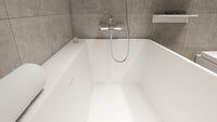 Venice 120R-BATHTUBS-INFINITE-訂造洗手盆,浴室翻新, small size bathtubs, custom-made bathtub HK,freestanding bathtub Hong Kong, 獨立式 浴缸 香港, premium bathtub brands HK, Where to buy bathtubs in Hong Kong, best custom bathroom furniture HK, Infinite Bath, Infinite浴缸, Cloakroom,Vanities, Mirrors,Bathroom Furniture, 浴室裝修,浴室 櫃 訂造
