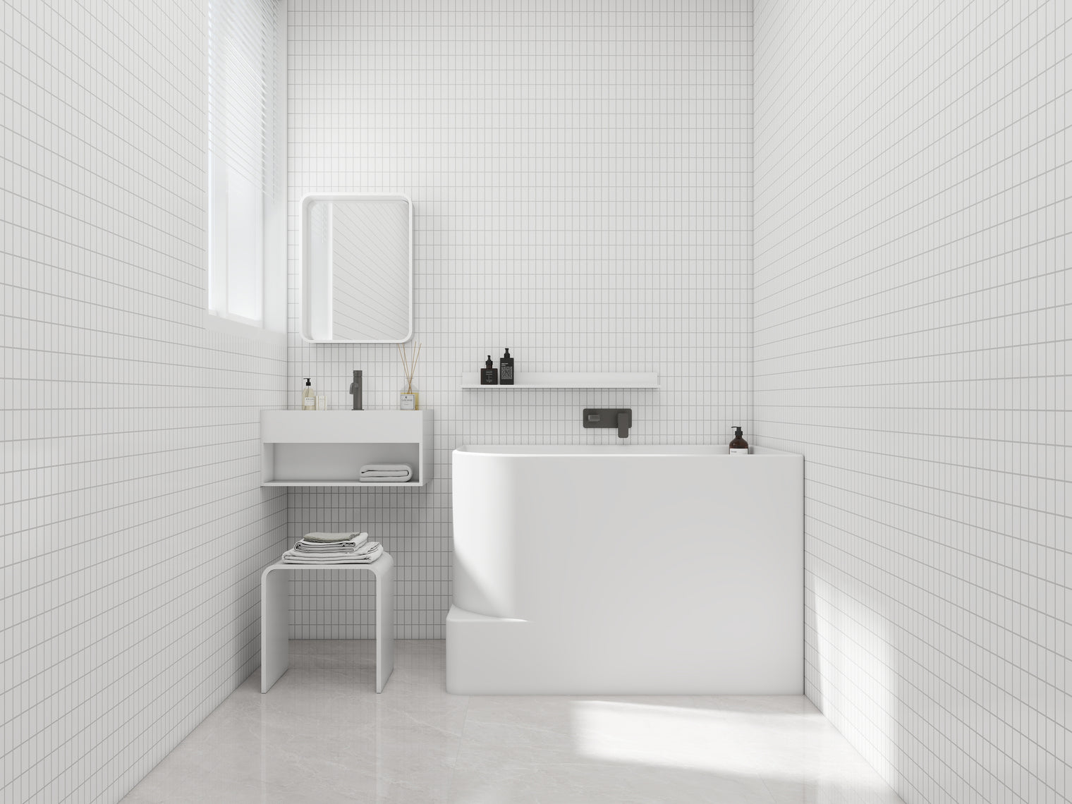 Rovigo 120L-BATHTUBS-INFINITE-訂造洗手盆,浴室翻新, small size bathtubs, custom-made bathtub HK,freestanding bathtub Hong Kong, 獨立式 浴缸 香港, premium bathtub brands HK, Where to buy bathtubs in Hong Kong, best custom bathroom furniture HK, Infinite Bath, Infinite浴缸, Cloakroom,Vanities, Mirrors,Bathroom Furniture, 浴室裝修,浴室 櫃 訂造