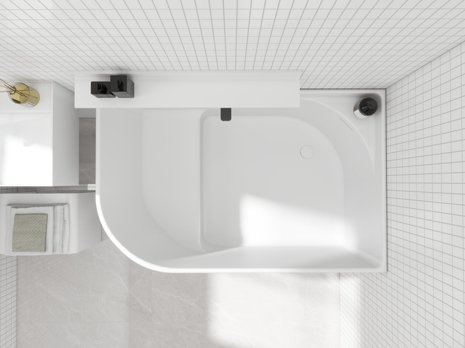 Rovigo 120L-BATHTUBS-INFINITE-訂造洗手盆,浴室翻新, small size bathtubs, custom-made bathtub HK,freestanding bathtub Hong Kong, 獨立式 浴缸 香港, premium bathtub brands HK, Where to buy bathtubs in Hong Kong, best custom bathroom furniture HK, Infinite Bath, Infinite浴缸, Cloakroom,Vanities, Mirrors,Bathroom Furniture, 浴室裝修,浴室 櫃 訂造