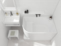 Rovigo 120L-BATHTUBS-INFINITE-訂造洗手盆,浴室翻新, small size bathtubs, custom-made bathtub HK,freestanding bathtub Hong Kong, 獨立式 浴缸 香港, premium bathtub brands HK, Where to buy bathtubs in Hong Kong, best custom bathroom furniture HK, Infinite Bath, Infinite浴缸, Cloakroom,Vanities, Mirrors,Bathroom Furniture, 浴室裝修,浴室 櫃 訂造