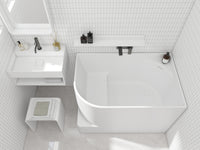 Rovigo 120L-BATHTUBS-INFINITE-訂造洗手盆,浴室翻新, small size bathtubs, custom-made bathtub HK,freestanding bathtub Hong Kong, 獨立式 浴缸 香港, premium bathtub brands HK, Where to buy bathtubs in Hong Kong, best custom bathroom furniture HK, Infinite Bath, Infinite浴缸, Cloakroom,Vanities, Mirrors,Bathroom Furniture, 浴室裝修,浴室 櫃 訂造