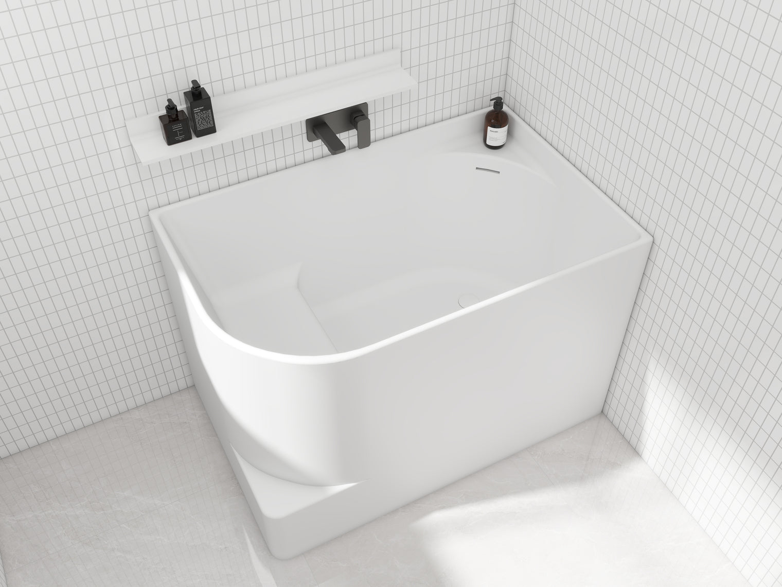 Rovigo 120L-BATHTUBS-INFINITE-訂造洗手盆,浴室翻新, small size bathtubs, custom-made bathtub HK,freestanding bathtub Hong Kong, 獨立式 浴缸 香港, premium bathtub brands HK, Where to buy bathtubs in Hong Kong, best custom bathroom furniture HK, Infinite Bath, Infinite浴缸, Cloakroom,Vanities, Mirrors,Bathroom Furniture, 浴室裝修,浴室 櫃 訂造