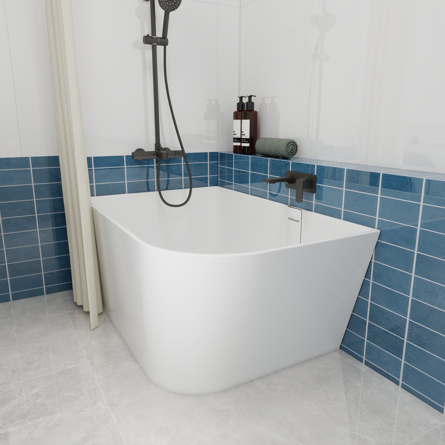 Siena 120R-BATHTUBS-INFINITE-訂造洗手盆,浴室翻新, small size bathtubs, custom-made bathtub HK,freestanding bathtub Hong Kong, 獨立式 浴缸 香港, premium bathtub brands HK, Where to buy bathtubs in Hong Kong, best custom bathroom furniture HK, Infinite Bath, Infinite浴缸, Cloakroom,Vanities, Mirrors,Bathroom Furniture, 浴室裝修,浴室 櫃 訂造