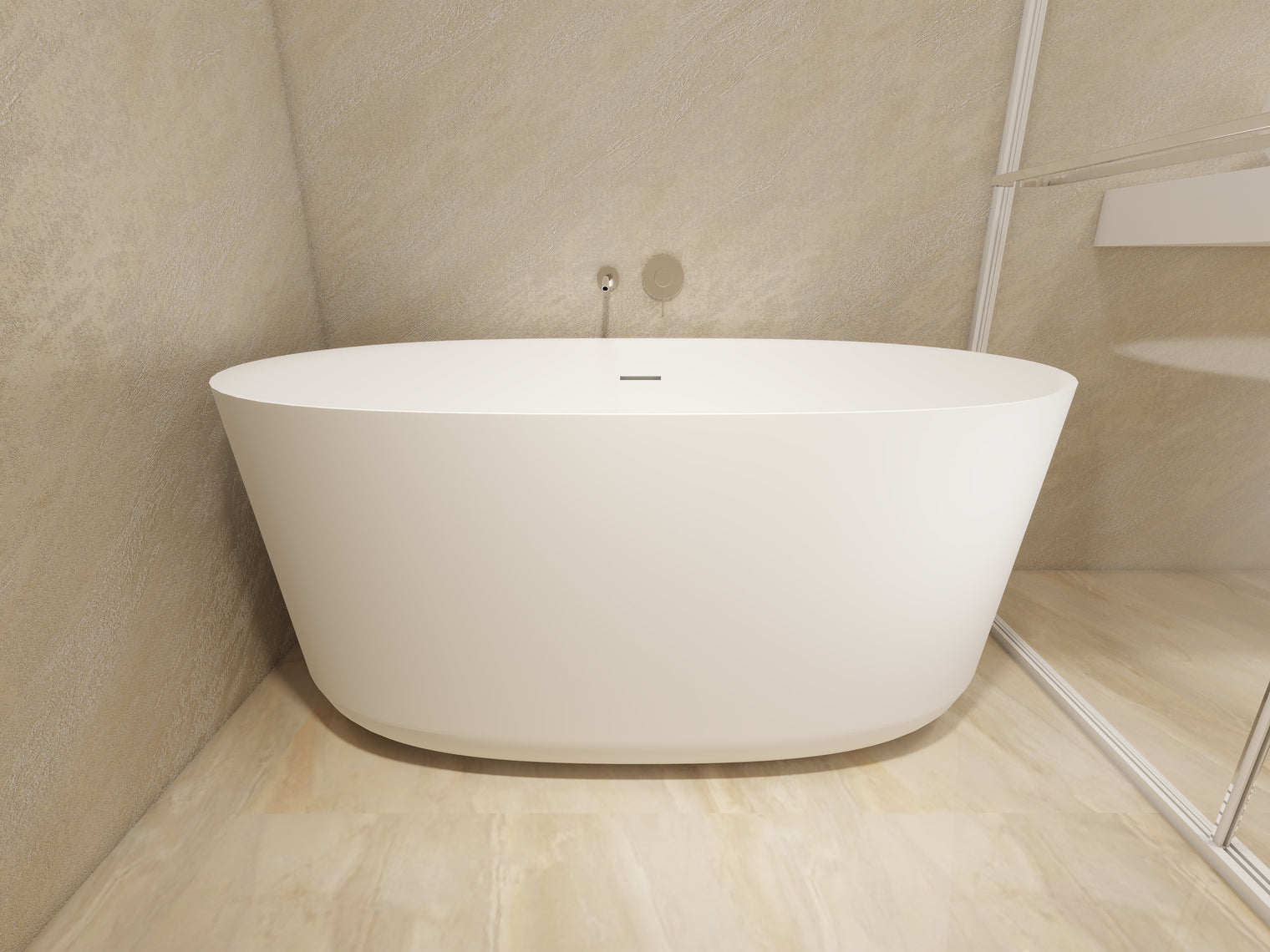 Niagara (Oval) 118-BATHTUBS-INFINITE-訂造洗手盆,浴室翻新, small size bathtubs, custom-made bathtub HK,freestanding bathtub Hong Kong, 獨立式 浴缸 香港, premium bathtub brands HK, Where to buy bathtubs in Hong Kong, best custom bathroom furniture HK, Infinite Bath, Infinite浴缸, Cloakroom,Vanities, Mirrors,Bathroom Furniture, 浴室裝修,浴室 櫃 訂造