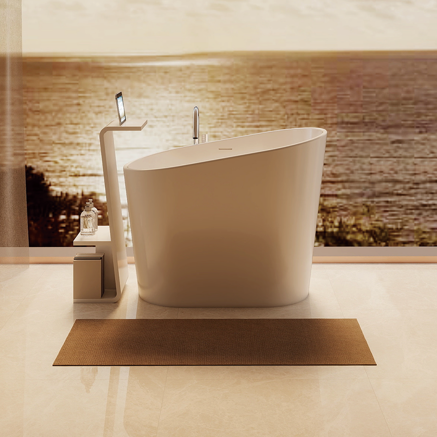 Osaka 120-BATHTUBS-INFINITE-訂造洗手盆,浴室翻新, small size bathtubs, custom-made bathtub HK,freestanding bathtub Hong Kong, 獨立式 浴缸 香港, premium bathtub brands HK, Where to buy bathtubs in Hong Kong, best custom bathroom furniture HK, Infinite Bath, Infinite浴缸, Cloakroom,Vanities, Mirrors,Bathroom Furniture, 浴室裝修,浴室 櫃 訂造