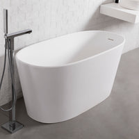 Verona 150 Freestanding Designer Solid Surfaces Oval Bathtub Verona系列1米5鵝蛋型人造石設計師獨立式鍋居浴缸採用特別溢水設計
