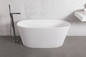 Verona 150 Freestanding Designer Solid Surfaces Oval Bathtub Verona系列1米5鵝蛋型人造石設計師獨立式鍋居浴缸採用特別溢水設計
