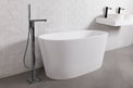 Verona 150 Freestanding Designer Solid Surfaces Oval Bathtub Verona系列1米5鵝蛋型人造石設計師獨立式鍋居浴缸採用特別溢水設計