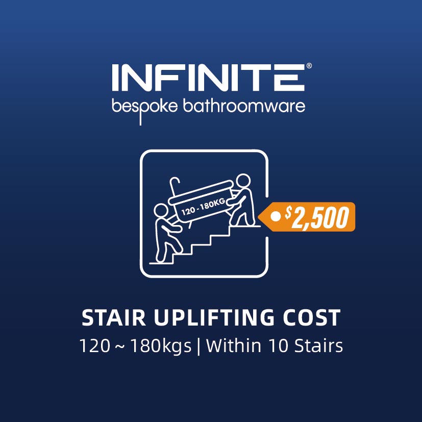 Stair Uplifting Cost (120~180kgs | Within 10 Stairs)