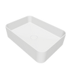 Super Thin Edge RR 50 Rounded Rectangle Solid Surfaces Overcounter Washbasin Super Thin Edge系列超薄邊50厘米圓角長方型膚感人造石台上洗手盆
