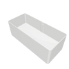 Cirque 160 Freestanding Solid Surfaces Rounded Rectangle Bathtub Cirque系列1米6圓角長方型人造石獨立式大浴缸採用特別溢水設計