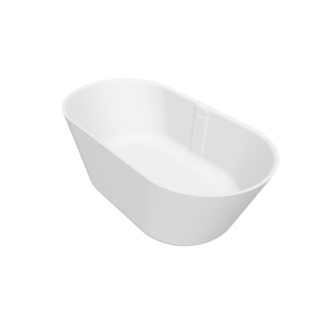 Niagara (Ellipse) 148 Freestanding Designer Solid Surfaces Ellipse Bathtub Niagara系列1米4橢圓型人造石設計師獨立式浴缸採用特別溢水設計