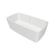 Niagara (Rounded Rectangle) 148 Freestanding Solid Surfaces Rounded Rectangle Bathtub Niagara系列1米4圓角長方型人造石獨立式浴缸採用特別溢水設計