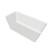 Pisa 170 Freestanding Solid Surfaces Rounded Rectangle Bathtub Pisa系列1米7圓角長方型人造石獨立式大浴缸採用特別溢水設計