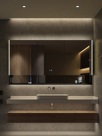 LUGO Mirror Cabinet 150-Bathroom Vanities-INFINITE-訂造洗手盆,浴室翻新, small size bathtubs, custom-made bathtub HK,freestanding bathtub Hong Kong, 獨立式 浴缸 香港, premium bathtub brands HK, Where to buy bathtubs in Hong Kong, best custom bathroom furniture HK, Infinite Bath, Infinite浴缸, Cloakroom,Vanities, Mirrors,Bathroom Furniture, 浴室裝修,浴室 櫃 訂造