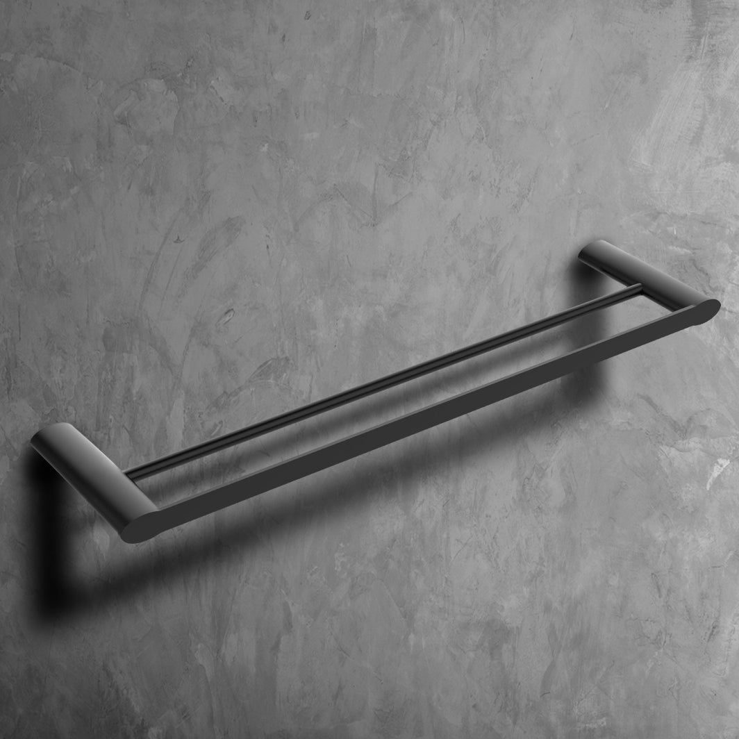 NUUK Double Towel Rail 60-Towel Rails & Towel Rings-high-end bathtub showroom Hong Kong, Infinite Bath, Infinite Showroom, mirror cabinet,Bathtub details, Bathroom Accessories,bathroom solid surface, bathroom tailor,bathroom furniture, 浴室物料,浴室配件,浴缸香港, Bathroomware ,Bespoke bathroom,洗手盤 訂造,Cloakroom,Vanities, Mirrors,Bathroom Furniture, 浴室裝修,浴室 櫃 訂造