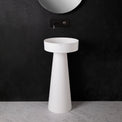 Float P D40 w/Pedestal-PEDESTAL WASHBASINS-訂造一體無縫洗手盆,Tailor made Washbasins,waterbasin hk, 浴室物料,浴室裝修,訂造洗手盆,浴室翻新,Bathroomware ,Bespoke bathroom,浴室配件,訂造浴室潔具,訂造浴室傢俬,香港 浴室設計 公司,best custom bathroom furniture HK, Infinite Bath