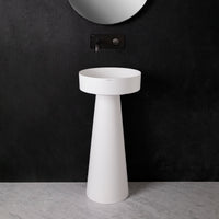 Float P D40 w/Pedestal-PEDESTAL WASHBASINS-訂造一體無縫洗手盆,Tailor made Washbasins,waterbasin hk, 浴室物料,浴室裝修,訂造洗手盆,浴室翻新,Bathroomware ,Bespoke bathroom,浴室配件,訂造浴室潔具,訂造浴室傢俬,香港 浴室設計 公司,best custom bathroom furniture HK, Infinite Bath