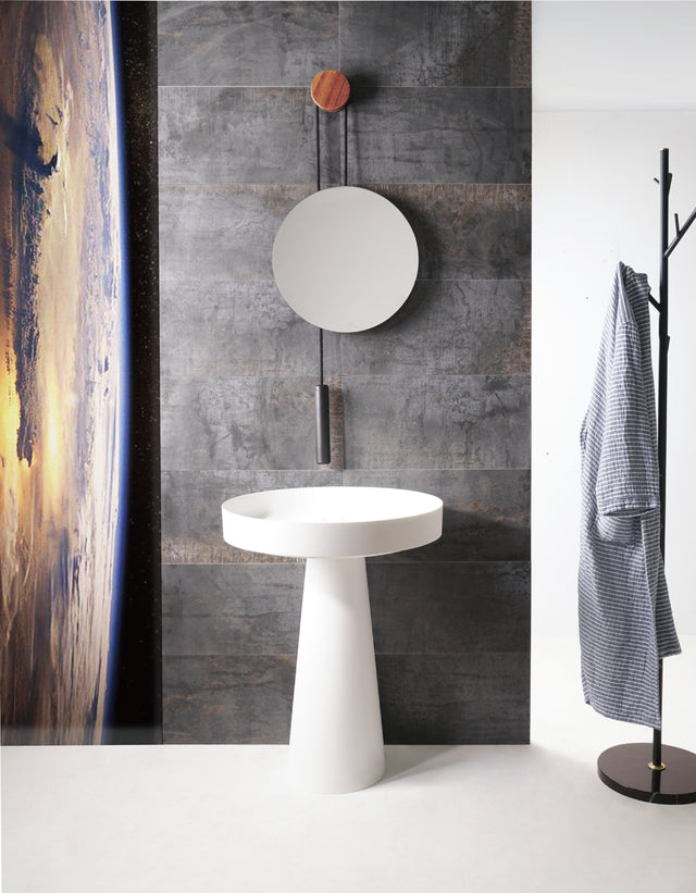 Float P D60 w/Pedestal-PEDESTAL WASHBASINS-訂造一體無縫洗手盆,Tailor made Washbasins,waterbasin hk, 浴室物料,浴室裝修,訂造洗手盆,浴室翻新,Bathroomware ,Bespoke bathroom,浴室配件,訂造浴室潔具,訂造浴室傢俬,香港 浴室設計 公司,best custom bathroom furniture HK, Infinite Bath