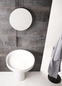 Float P D60 w/Pedestal-PEDESTAL WASHBASINS-訂造一體無縫洗手盆,Tailor made Washbasins,waterbasin hk, 浴室物料,浴室裝修,訂造洗手盆,浴室翻新,Bathroomware ,Bespoke bathroom,浴室配件,訂造浴室潔具,訂造浴室傢俬,香港 浴室設計 公司,best custom bathroom furniture HK, Infinite Bath