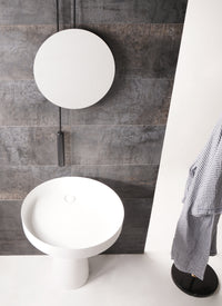 Float P D60 w/Pedestal-PEDESTAL WASHBASINS-訂造一體無縫洗手盆,Tailor made Washbasins,waterbasin hk, 浴室物料,浴室裝修,訂造洗手盆,浴室翻新,Bathroomware ,Bespoke bathroom,浴室配件,訂造浴室潔具,訂造浴室傢俬,香港 浴室設計 公司,best custom bathroom furniture HK, Infinite Bath