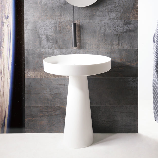 Float P D60 w/Pedestal-PEDESTAL WASHBASINS-訂造一體無縫洗手盆,Tailor made Washbasins,waterbasin hk, 浴室物料,浴室裝修,訂造洗手盆,浴室翻新,Bathroomware ,Bespoke bathroom,浴室配件,訂造浴室潔具,訂造浴室傢俬,香港 浴室設計 公司,best custom bathroom furniture HK, Infinite Bath