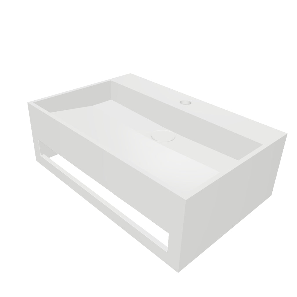 INFINITE | Pure WM 60 | Wall Mount Washbasin | INFINITE Solid Surfaces