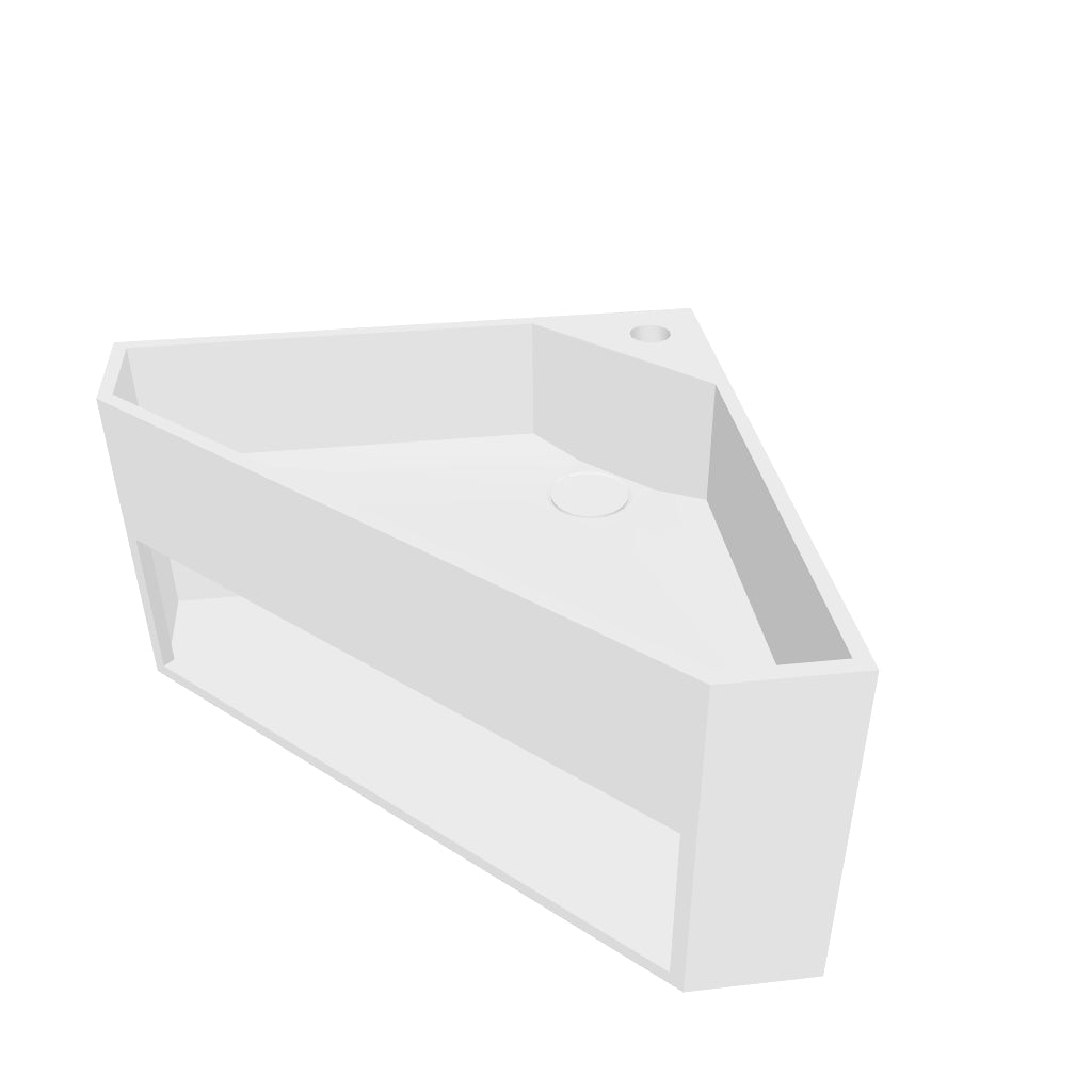 INFINITE | Petrini WM 50 with Shelf | INFINITE Solid Surfaces