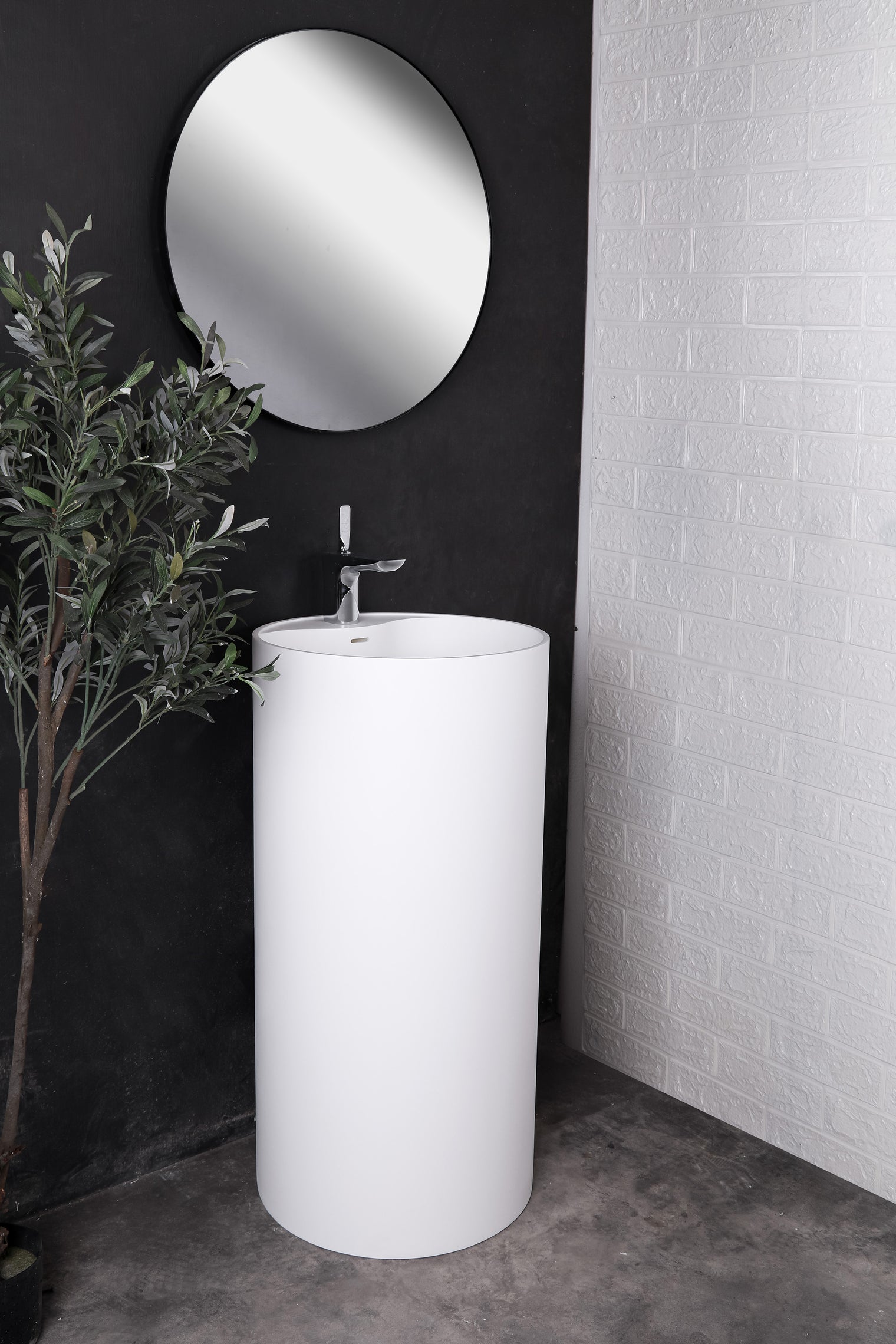 Badia P 45-PEDESTAL WASHBASINS-訂造一體無縫洗手盆,Tailor made Washbasins,waterbasin hk, 浴室物料,浴室裝修,訂造洗手盆,浴室翻新,Bathroomware ,Bespoke bathroom,浴室配件,訂造浴室潔具,訂造浴室傢俬,香港 浴室設計 公司,best custom bathroom furniture HK, Infinite Bath