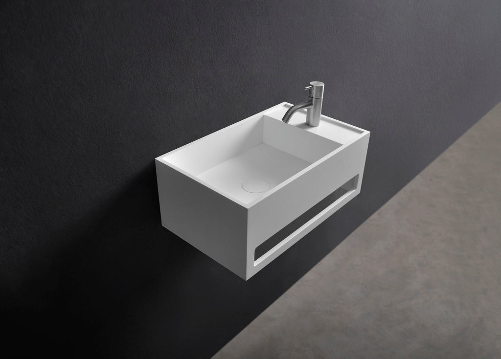 INFINITE | Pure WM 50L | Wall Mount Washbasin | INFINITE Solid Surfaces