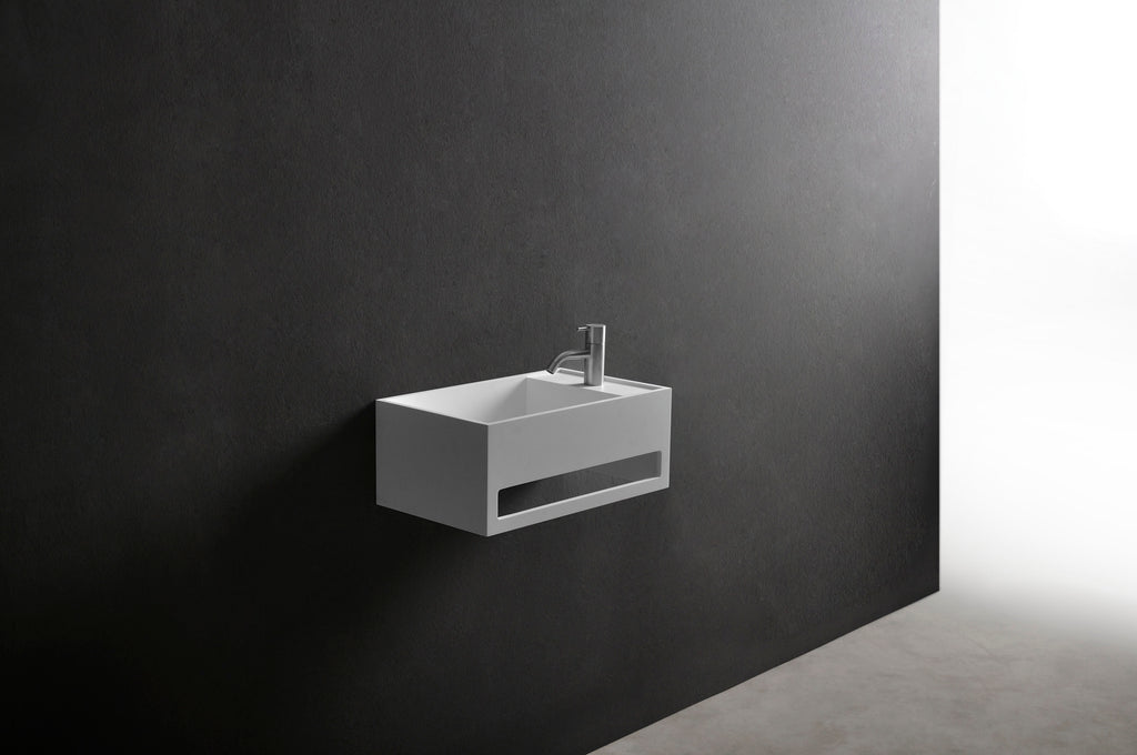 INFINITE | Pure WM 50L | Wall Mount Washbasin | INFINITE Solid Surfaces