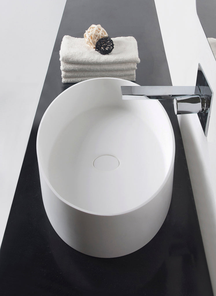 INFINITE | Super Thin Edge 60CL | Overcounter Washbasin | INFINITE Solid Surfaces