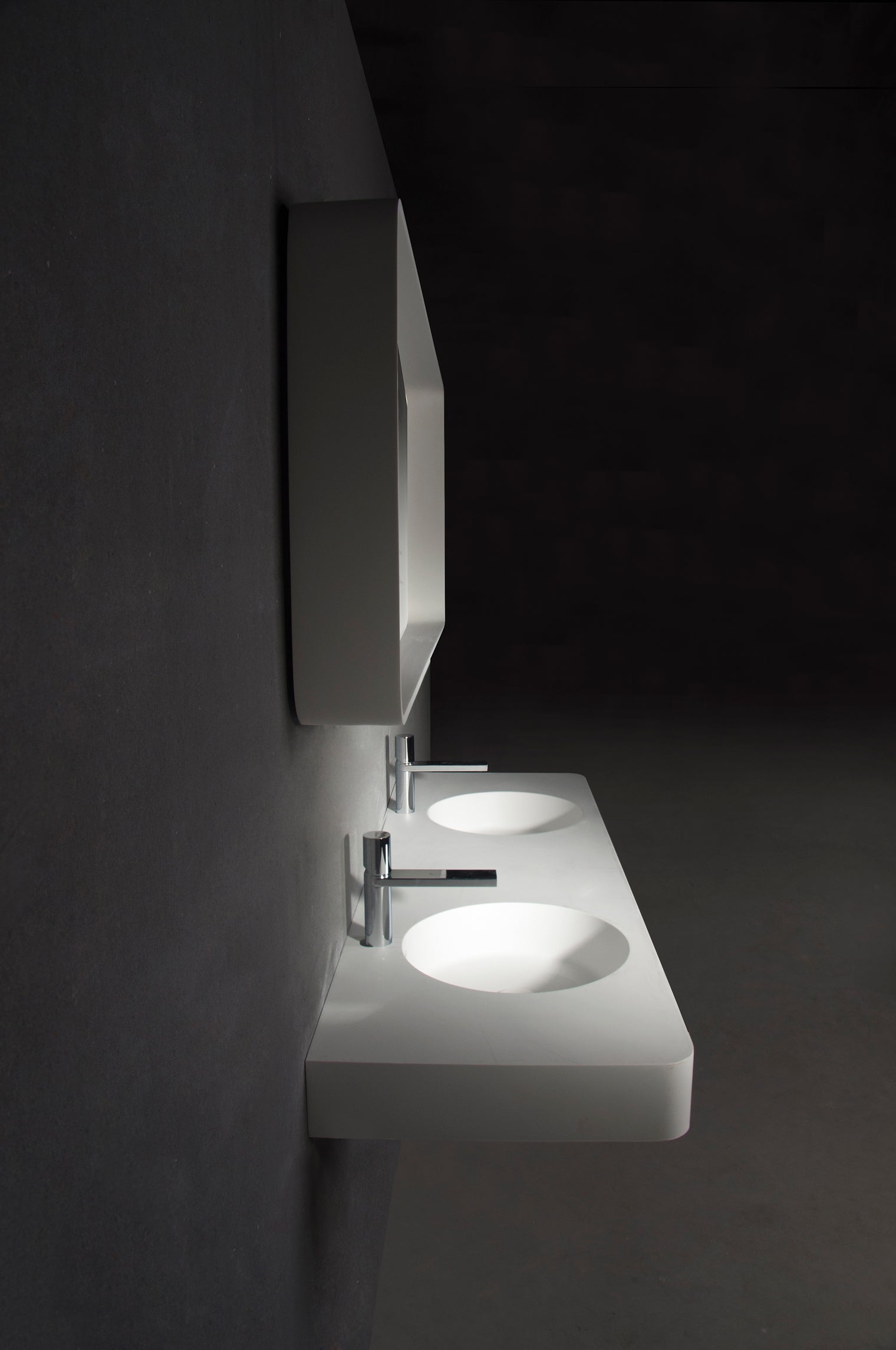 Cirque WM 150DB-WALL MOUNT WASHBASINS-訂造一體無縫洗手盆,Tailor made Washbasins,waterbasin hk, 浴室物料,浴室裝修,訂造洗手盆,浴室翻新,Bathroomware ,Bespoke bathroom,浴室配件,訂造浴室潔具,訂造浴室傢俬,香港 浴室設計 公司,best custom bathroom furniture HK, Infinite Bath