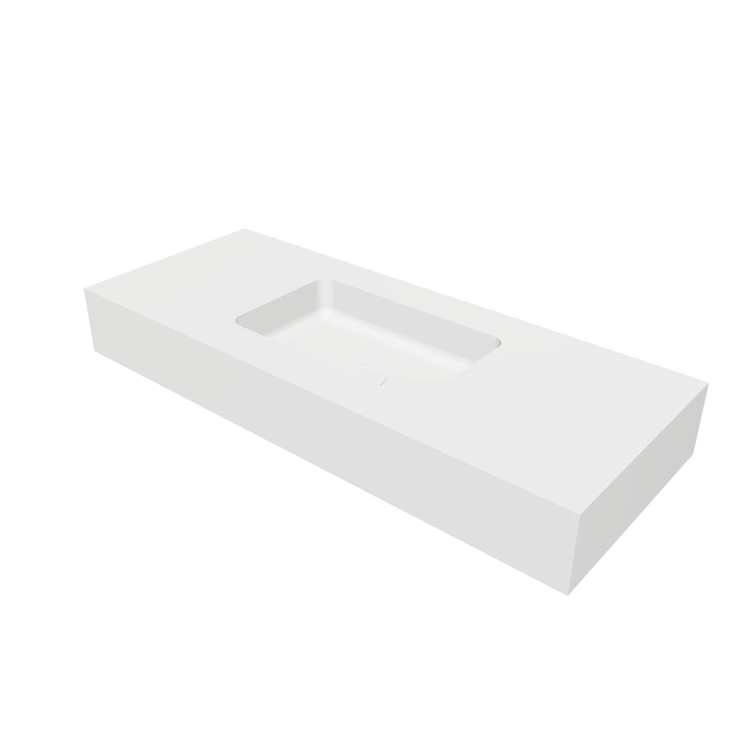 INFINITE | Vesta WM 100 | Wall Mount Washbasin | INFINITE Solid Surfaces