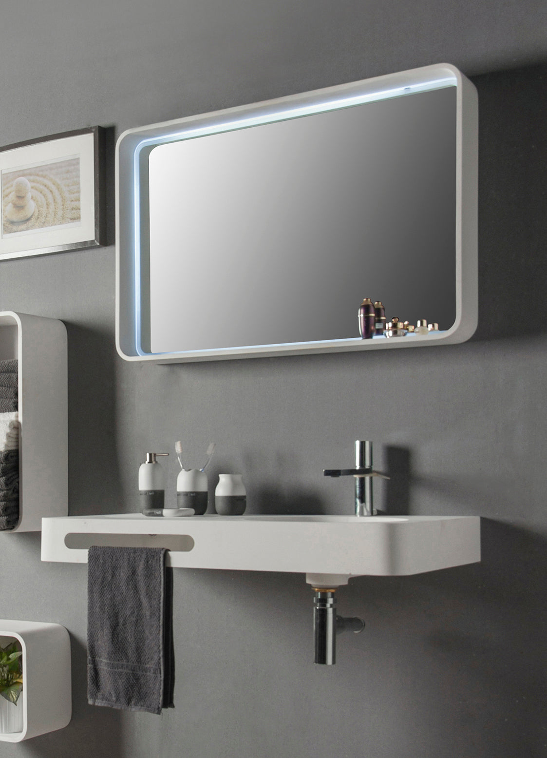 Cirque WM 75R-WALL MOUNT WASHBASINS-訂造一體無縫洗手盆,Tailor made Washbasins,waterbasin hk, 浴室物料,浴室裝修,訂造洗手盆,浴室翻新,Bathroomware ,Bespoke bathroom,浴室配件,訂造浴室潔具,訂造浴室傢俬,香港 浴室設計 公司,best custom bathroom furniture HK, Infinite Bath