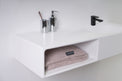 Spio WM 100R w/Shelf-WALL MOUNT WASHBASINS-訂造一體無縫洗手盆,Tailor made Washbasins,waterbasin hk, 浴室物料,浴室裝修,訂造洗手盆,浴室翻新,Bathroomware ,Bespoke bathroom,浴室配件,訂造浴室潔具,訂造浴室傢俬,香港 浴室設計 公司,best custom bathroom furniture HK, Infinite Bath