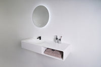 Spio WM 120L w/Shelf-WALL MOUNT WASHBASINS-訂造一體無縫洗手盆,Tailor made Washbasins,waterbasin hk, 浴室物料,浴室裝修,訂造洗手盆,浴室翻新,Bathroomware ,Bespoke bathroom,浴室配件,訂造浴室潔具,訂造浴室傢俬,香港 浴室設計 公司,best custom bathroom furniture HK, Infinite Bath