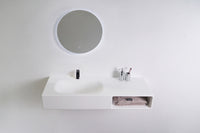 Spio WM 140L w/Shelf-WALL MOUNT WASHBASINS-訂造一體無縫洗手盆,Tailor made Washbasins,waterbasin hk, 浴室物料,浴室裝修,訂造洗手盆,浴室翻新,Bathroomware ,Bespoke bathroom,浴室配件,訂造浴室潔具,訂造浴室傢俬,香港 浴室設計 公司,best custom bathroom furniture HK, Infinite Bath